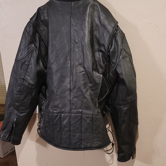Biker leather coat - Picture 3 of 3